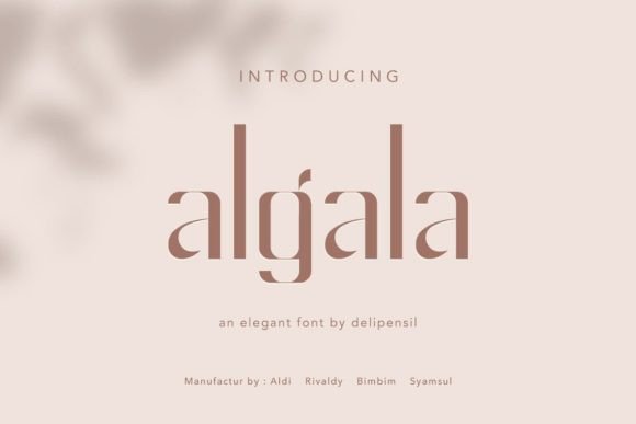 Algala Font: Elegant Sans Serif for Digital Marketing