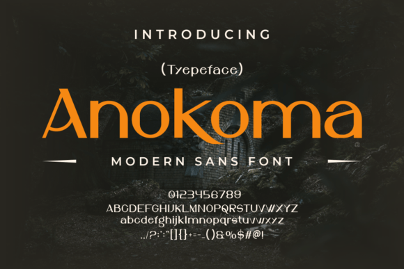 Anokoma Font: Modern Bold Typography for Campaign Visuals