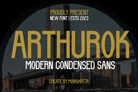 Arthurok Font Review for Editorial Layouts