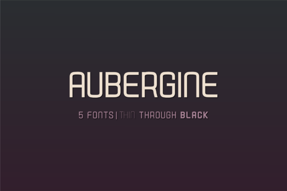 Aubergine Font: Elegant Sans Serif for Crafters