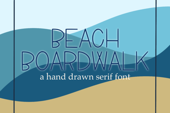 Beach Boardwalk: A Clean Sans Serif Font for Modern Design