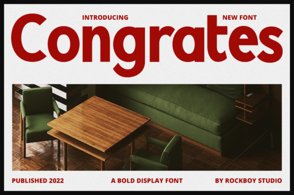 Congrates: A Refined Script Font for Modern Branding and Design Projects