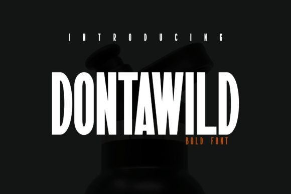 Dontawild Font: Bold Sans Serif for Tech Branding