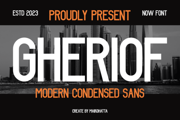 Gheriof Font: Elevating Small Business Brand Visuals