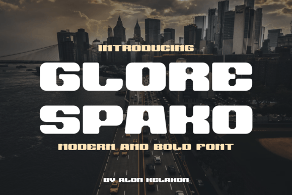 Glore Spako Font: Elevating Bold Campaign Visuals