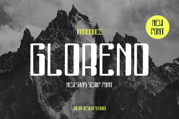 Gloreno Font: Bold Serif Typography for Editorial Design