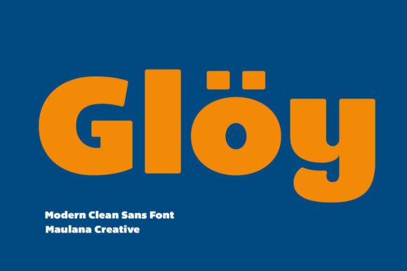 Gloy: A Clean Sans Serif Font for Modern Web Design