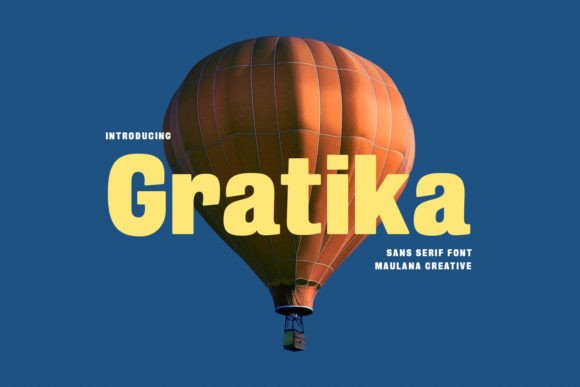 Gratika: A Bold Sans Serif Font for Unforgettable Editorial Design