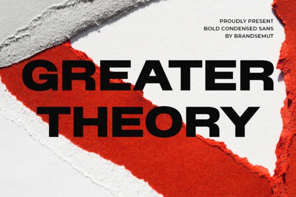 Greater Theory: A Modern Sans Serif Font for Digital Design and Branding