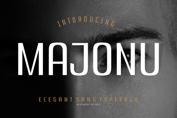 Majonu Font: Elegant Sans Serif for Handmade Labels