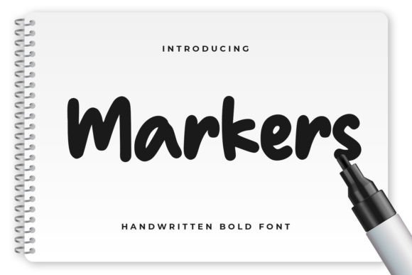 Markers Font: A Rounded Handwritten Typeface for Editorial Design