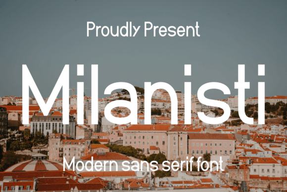 Milanisti Font: Bold Sans Serif for Film Credits