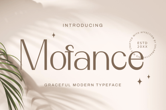 Mofance Font: Modern Sans Serif for Elegant Web Branding