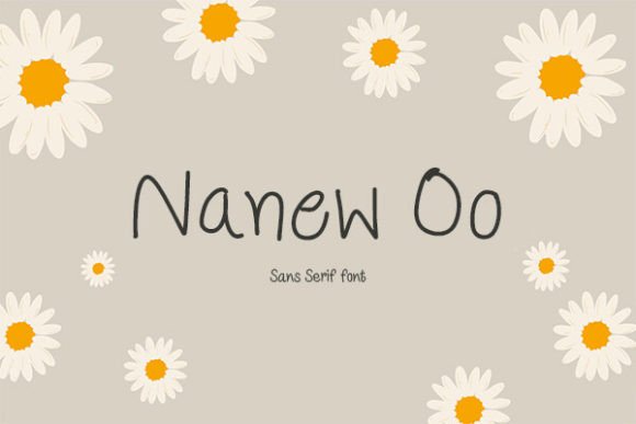 Nanew Oo Font Review: Playful Handwritten Type for Branding