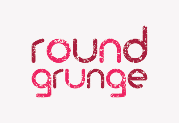 Round Grunge Font Review for Authentic Campaign Design