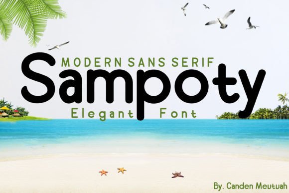 Sampoty: A Modern Serif Font for Elegant Branding Projects