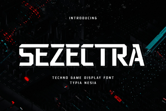 Sezectra: A Modern Techno Futuristic Font for Editorial Design and Digital Publishing