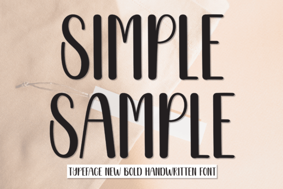 Simple Sample: A Handwritten Sans Serif Font for Polished Branding