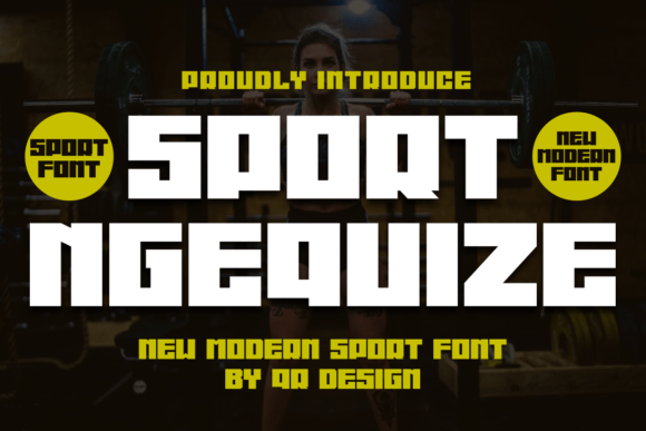 Sport Ngequize: A Bold Sans Serif Font for Editorial Impact