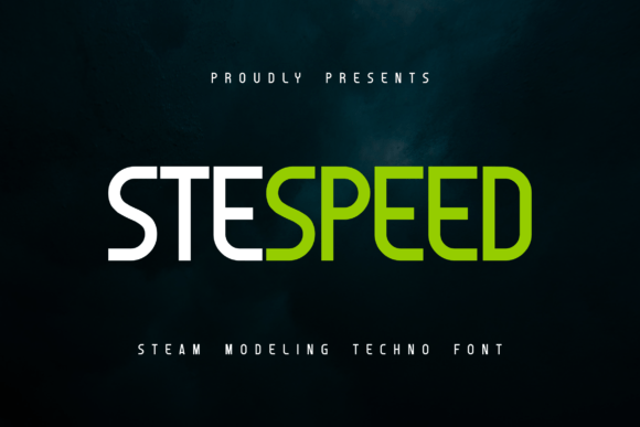 Stespeed Font: Bold Typography for Dynamic Editorial Design