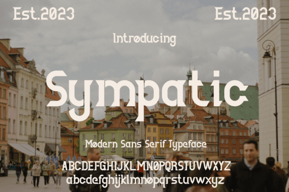 Sympatic: A Bold Sans Serif Font for Modern Branding Projects