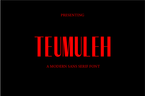 Tumuleh Font: Rough Sans Serif for Modern Crafts